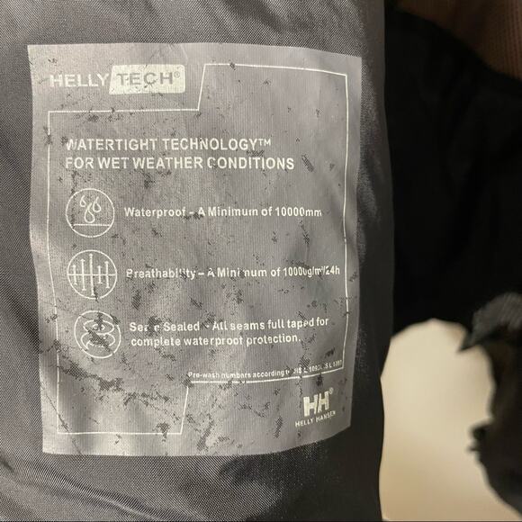Helly Hansen Waterproof Jacket Black XS - Picture 4 of 7